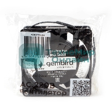 Вентилятор для корпуса Gembird черный, 92 мм, 2400 об/мин, 31.5 дБ, 2 pin