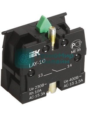 Блок контактный 1з для LAY5 IEK BDK21