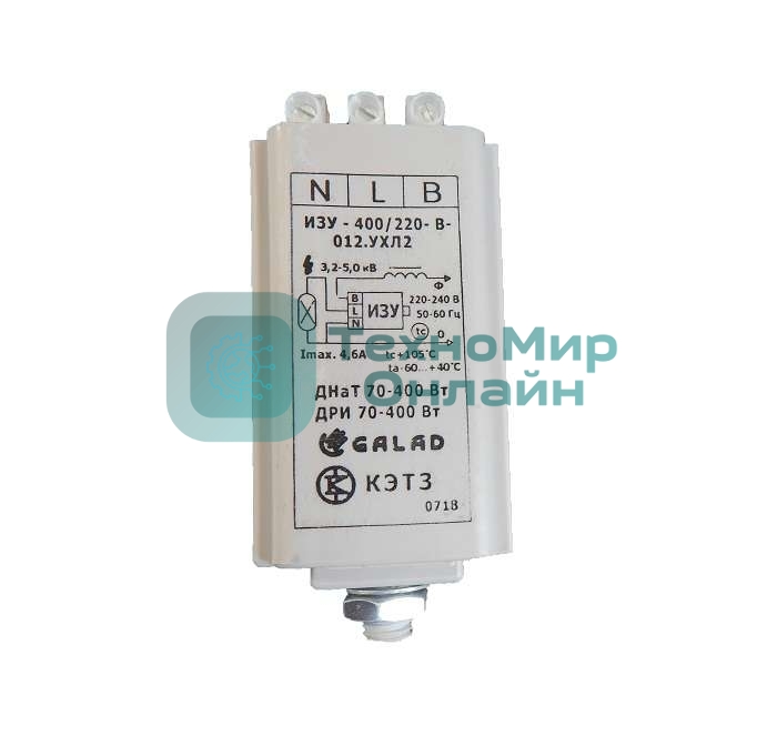 Устройство зажигающее импульс. ИЗУ-400/220-В-012 УХЛ2 GALAD 10160