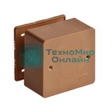 Коробка универсальная для кабель-каналов 85х85х45 корич. IP40 Рувинил 65015К