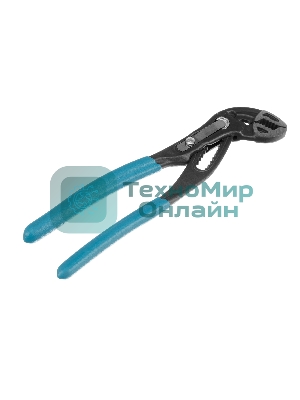 Клещи переставные Gross кнопочный механизм, обливные рукоятки, 180 мм