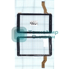 Сенсорное стекло (тачскрин) для Digma Plane 7 черное