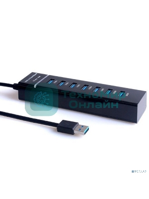 USB-концентратор USB KS-is KS-568 7 x USB 2.0 F в USB 3.0 Type A M с БП