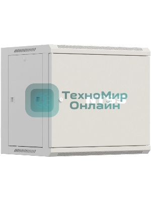Шкаф коммутационный NTSS Премиум (NTSS-W12U6060FD) настенный 12U 570x600 мм пер. дв. металл 60 кг серый 500 мм 27 кг 220 град. 635 мм IP20 сталь