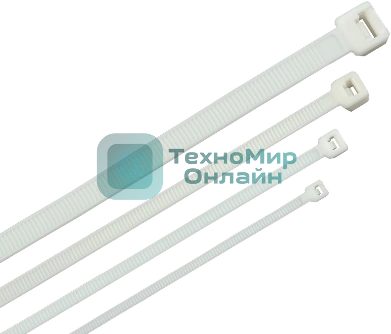 Стяжка пластиковая ITK HKW-W36-L250 250x3.6мм (упак: 100 шт) полиамид внешний (-25/+75) белый