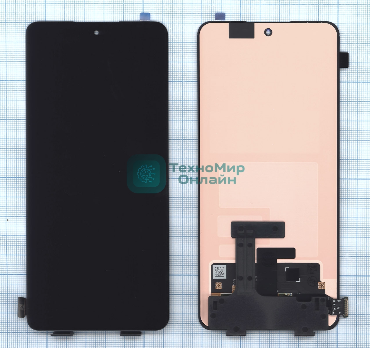 Дисплей для OPPO Reno 10 5G (CPH2531) в сборе с тачскрином черный