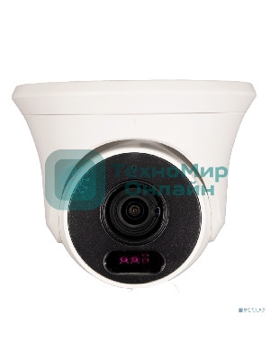 Видеокамера IP Tantos TSi-Beco25FP антивандальная с ИК подсветкой, двухмегапиксельная 1920х1080х30к/с 1/2.9” F23 CMOS сенсор c прогрессивным ск