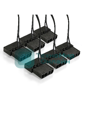 Корпус для майнинга ExeGate EX288960RUS Pro 8-650 без БП, 2*USB, 6*fan 120мм, места под: 8 видеокарт, 1 БП