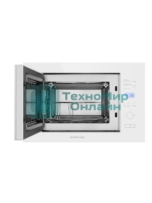 Микроволновая печь встраиваемая Maunfeld MBMO.25.7GW белый, 25 л, 900 Вт, переключатели - сенсор