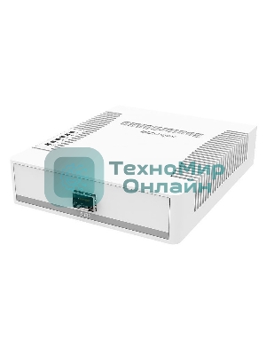 Коммутатор сетевой MikroTik RB260GS RouterBOARD 260GS 5-port Gigabit smart switch with SFP cage, SwOS, plastic case, PSU