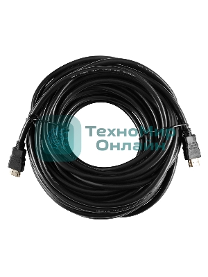 Кабель аудио-видео Buro HDMI (m)/HDMI (m) 15м. черный