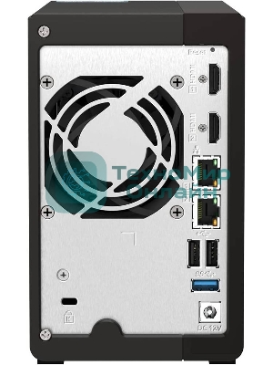 SMB QNAP TS-253E-8G NAS, 2-tray w/o HDD. 2xHDMI-port. 4-core Celeron J6412 2-2.6 GHz, 8Gb DDR, 2x2.5Gb LAN, 2 x M.2 2280 PCIe Gen 3 x2, 2x USB 3.2 Gen 2 (10Gbps) Port, 2x USB 2.0 port