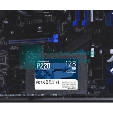 Накопитель SSD Patriot P220, 128Gb, SATA III, 2.5