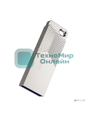 Флешка USB Netac UM1 (NT03UM1N-064G-32PN), 64Gb, USB 3.2, R/W 150/45, серебристый