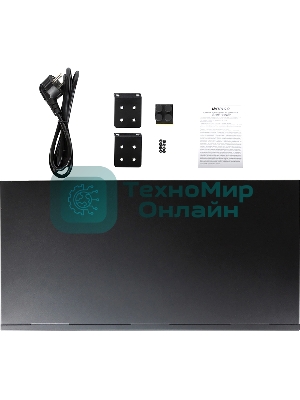 Коммутатор неуправляемый PoE ORIGO OS1226P/285W/A1A 24x100Base-TX PoE+, 2x1000Base-T, PoE-бюджет 285 Вт, корпус металл