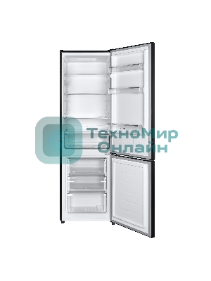 Холодильник Maunfeld MFF176SFSB черный двухкамерный 188/75л морозилка снизу, ручная разморозка