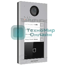 Видеопанель Hikvision DS-KV8413-WME1(C) цветной сигнал цвет панели: серый