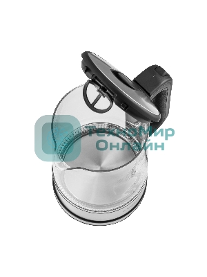 Чайник электрический Maunfeld MGK-612BK, 1.7л, стекло/металл