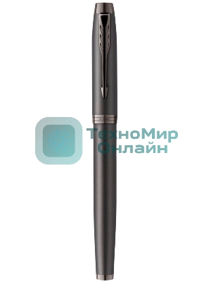 Ручка роллер Parker IM Monochrome T328 (CW2172960) Gun Metal, F, черные чернила, подарочная коробка