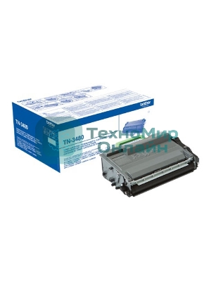 Картридж лазерный Brother TN3480 черный (8000 стр.) для Brother HL-L5000D/L5100DN/L5100DNT/L5200DW/L5200DWT/L6250DN/L6300DW/L6300DWT/L6400DW/L6400DWT/DCP-L5500DN/L6600DW/MFC-L5700DN/L5750DW/L6800DW/L6800DWT/L6900DW/L6900DWT