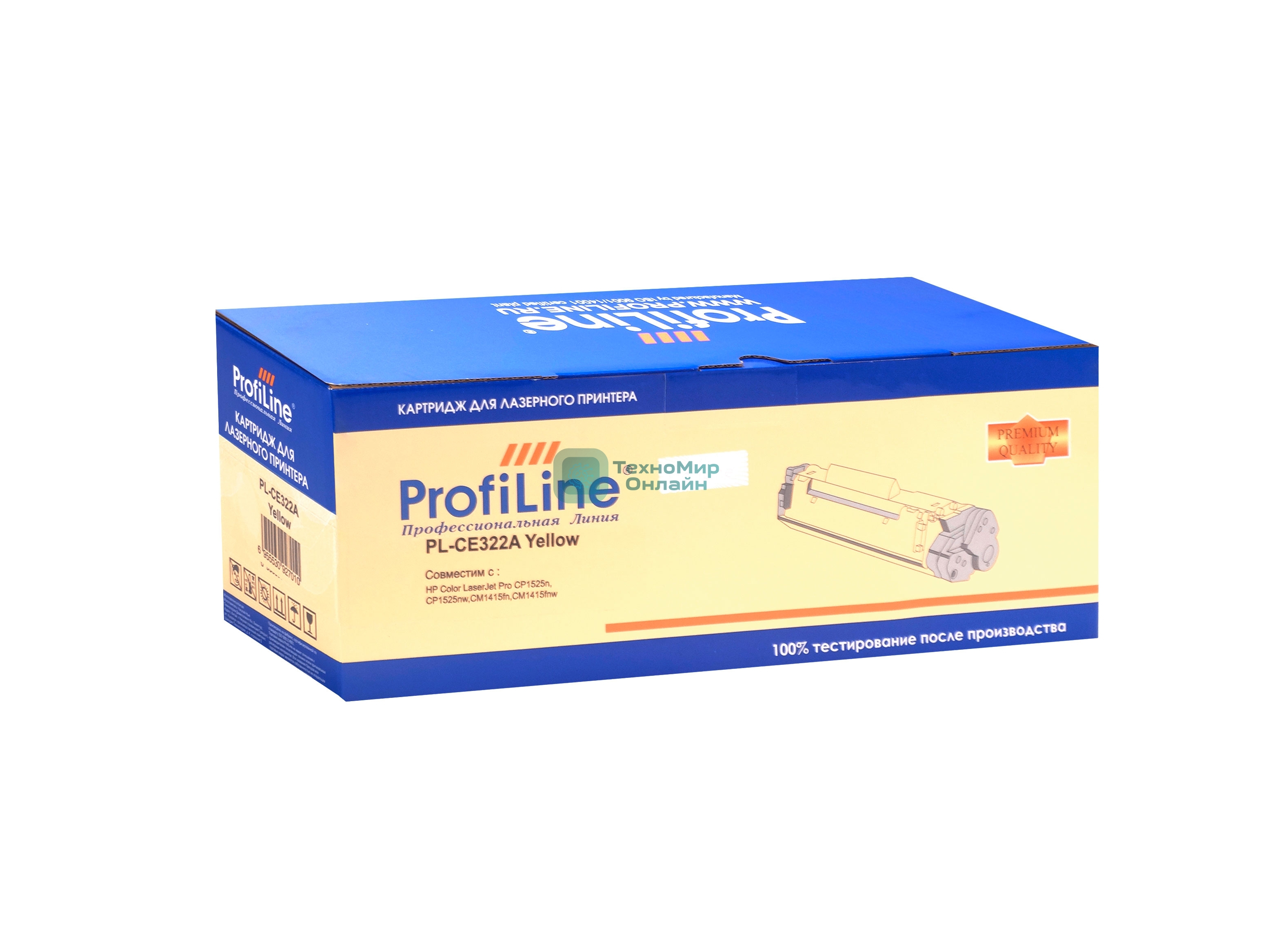 Картридж лазерный ProfiLine PL-CE322A для принтеров HP LJ CP1525N/CP1525NW/CM1415/1415fnw Yellow 1300 копий