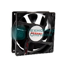 Вентилятор для корпуса Rexant RХ 12038HS 24 VDC черный, 120 мм, 2500 об/мин, 40 дБ, 2 pin