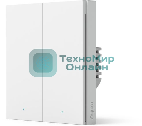 Выключатель умный двухклавишный Aqara Smart Wall Switch H1 (WS-EUK02)