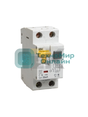Выключатель автоматический дифференциального тока IEK MAD22-5-040-C-100 АВДТ 32 C40 100мА