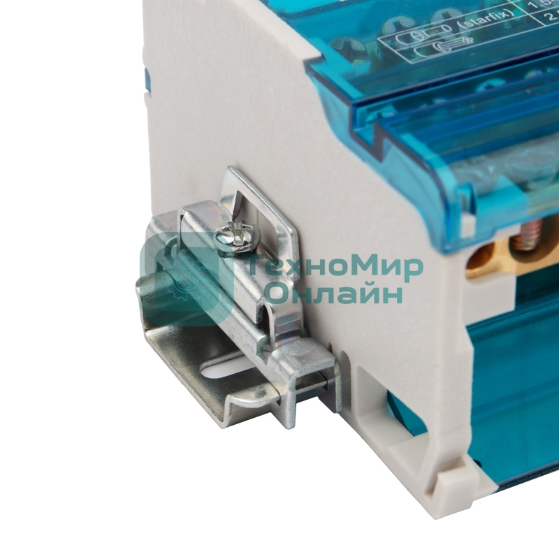 Ограничитель на DIN-рейку (металл) 1 винт Rexant (пакет 10 шт./уп.)