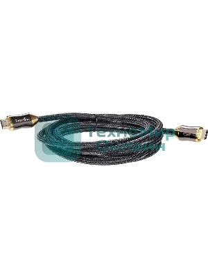Кабель HDMI 19M/M,ver. 2.1, 8K@60 Hz 3m метал разъемы, нейлоновая оплетка Telecom TCG300-3M