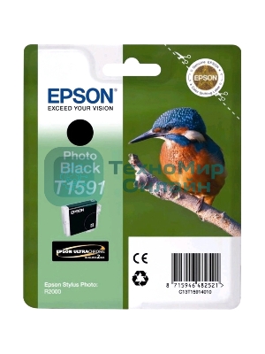 Картридж струйный Epson C13T15914010 фото черный (850 стр) для Epson St Ph R2000