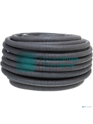 Труба гофрированная ПВХ ЭРА (серый) d 25 мм с зонд. легкая 50 м (12)