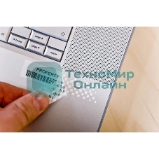 Картридж Brother TZ-ESE4 18 мм, 8 м, черный шрифт, белый фон, с ламинированной пломбировочной лентой, для BROTHER P-Touch