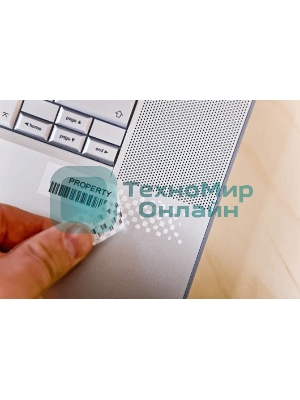 Картридж Brother TZ-ESE4 18 мм, 8 м, черный шрифт, белый фон, с ламинированной пломбировочной лентой, для BROTHER P-Touch