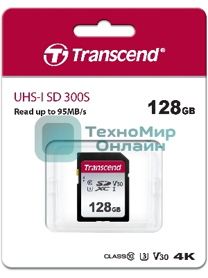 Флеш карта SD 128Gb Transcend SDХC UHS-I U3