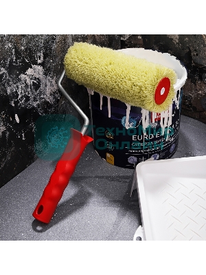 Валик Rexant полиакрил зеленый, ворс 18 мм, ширина ролика 180 мм, Ø 42 мм, бюгель 8 мм серия 