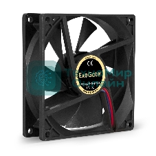 Вентилятор для корпуса ExeGate E09225H4P-PWM черный, 92 мм, 2000 об/мин, 26 дБ, 4 pin