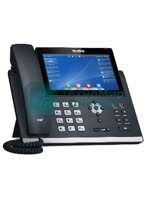 Телефон IP YEALINK SIP-T48U, цветной сенсорный экран, 16 аккаунтов, BLF, PoE, GigE, без БП, шт