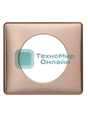 Рамка 1 пост Медь