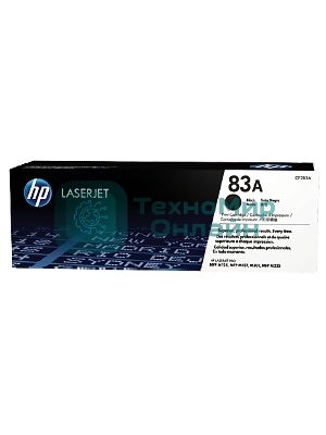Тонер Картридж HP 83A CF283A черный для HP LJ Pro M125nw/M127fw (1500стр.)