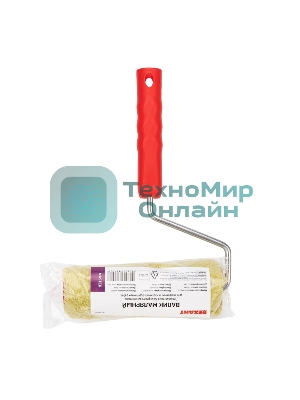 Валик Rexant полиакрил зеленый, ворс 18 мм, ширина ролика 180 мм, Ø 42 мм, бюгель 8 мм серия 