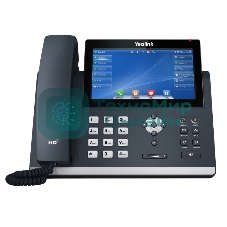 Телефон IP YEALINK SIP-T48U, цветной сенсорный экран, 16 аккаунтов, BLF, PoE, GigE, без БП, шт