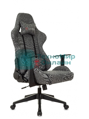 Кресло Zombie Neo 3C1 серый, экокожа, 120 кг, механизм качания