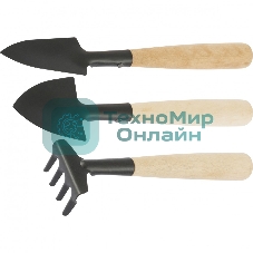 Набор по уходу за комнатными растениями Palisad деревянные рукоятки, 3 предмета