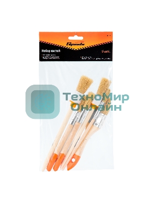 Набор кистей Sparta 6 шт.(плоские 3/4