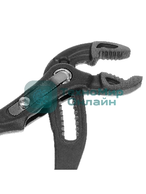 Клещи переставные Gross кнопочный механизм, обливные рукоятки, 180 мм