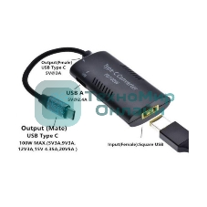 Преобразователь питания со штекера Lenovo на Type-C PD