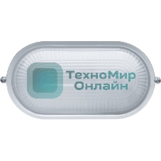 Светильник Navigator ЛОН NBL-O1-60-E27/WH 1х60Вт E27 IP54 (аналог НПБ 1401 бел. овал 60Вт)