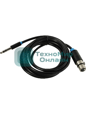 Кабель Vention аудио Jack 6.5 M/XLR F - 3м