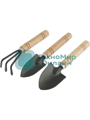 Набор по уходу за комнатными растениями Palisad деревянные рукоятки, 3 предмета